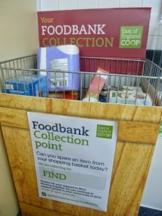 Food bank collection point