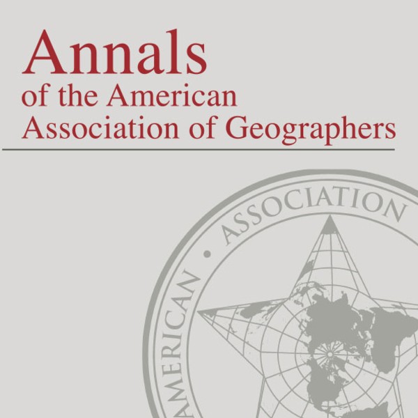 Annals of the American Association of Geographers journal logo